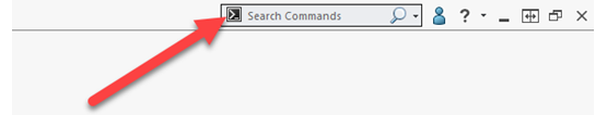 How to Use the SOLIDWORKS Search Command Window