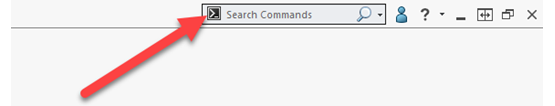 How to Use the SOLIDWORKS Search Command Window