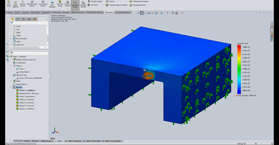 Captain Marvel SOLIDWORKS Simulation Study