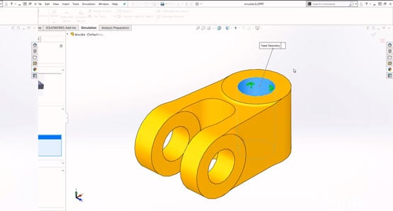 Getting Started with SOLIDWORKS Simulation - Fixtures and Loads