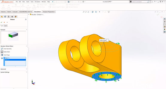 Getting Started with SOLIDWORKS Simulation - Fixtures and Loads