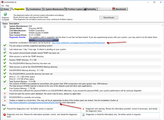 SOLIDWORKS Rx Diagnostics Guide